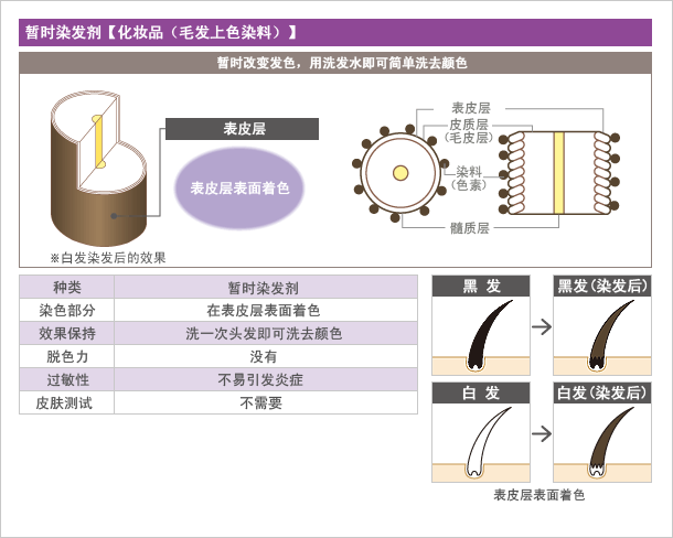 暂时染发剂【化妆品(毛发上色染料)】